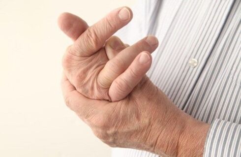 Finger joint pain in the elderly