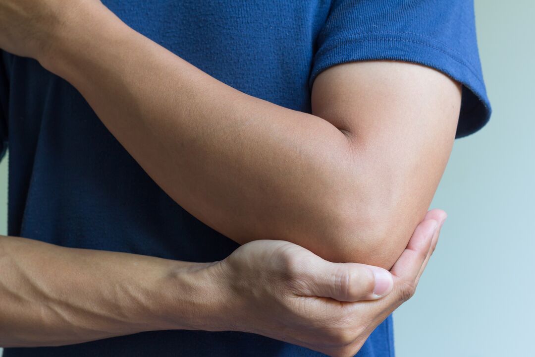 Elbow pain caused by joints