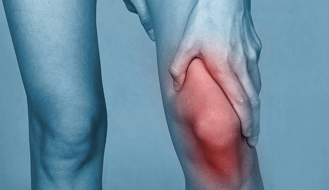Knee pain caused by joints