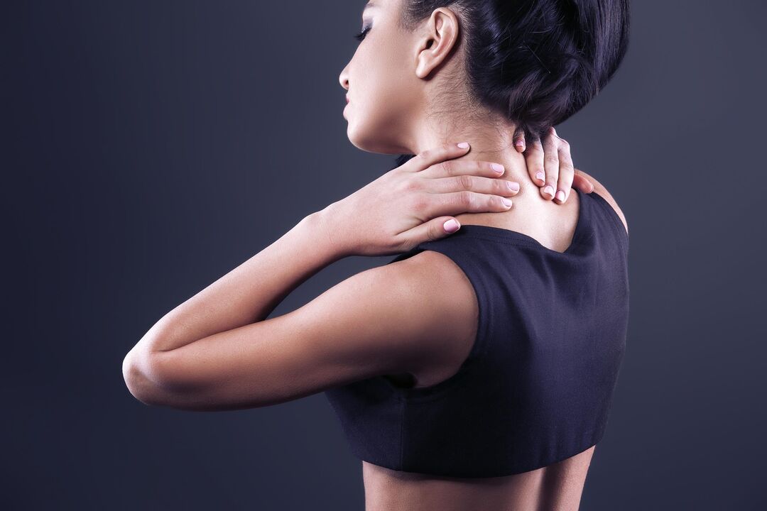 Neck pain due to osteochondrosis