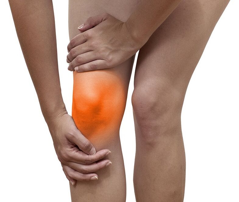 Knee inflammation with arthritis and arthropathy