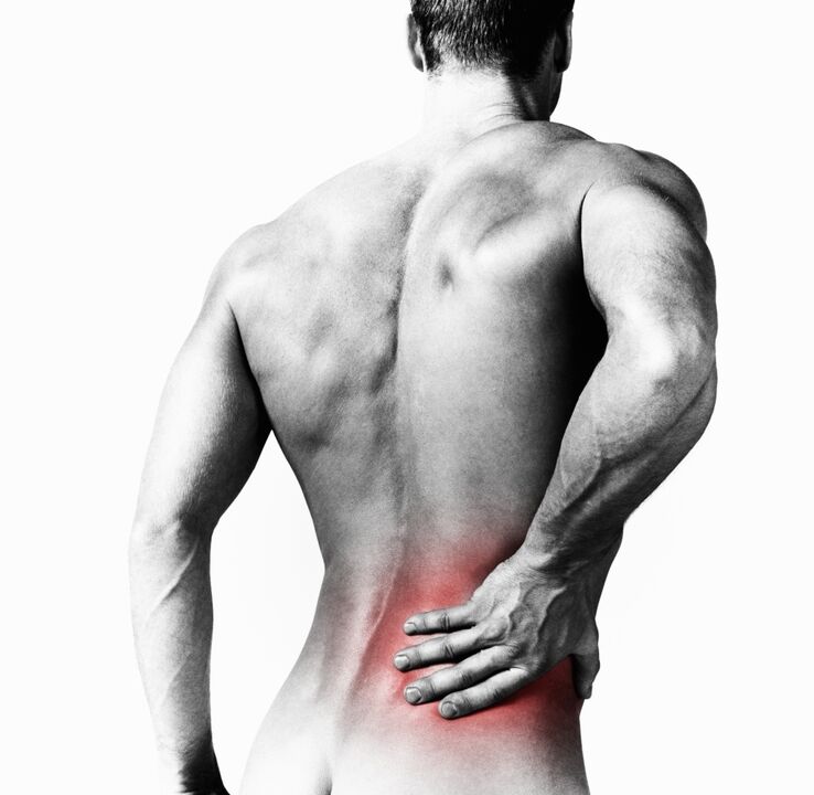 Low back pain in men can be caused by a variety of reasons. 