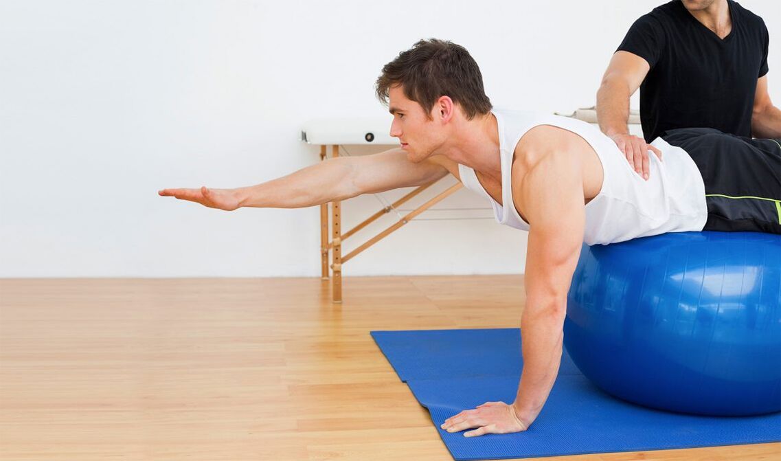 Therapeutic exercises to help men with low back pain